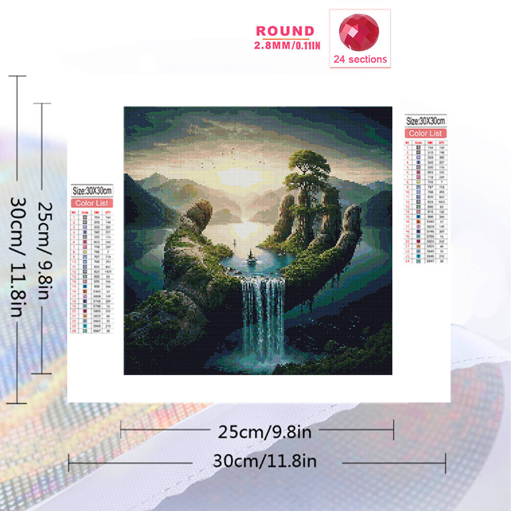 Momoart Diamond Painting River - Embroidery Meaning ulasan dan harga