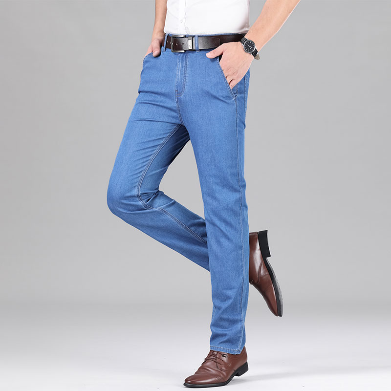 New Lyocell Fabric Jeans Men S - Embroidery On Jeans ulasan dan harga