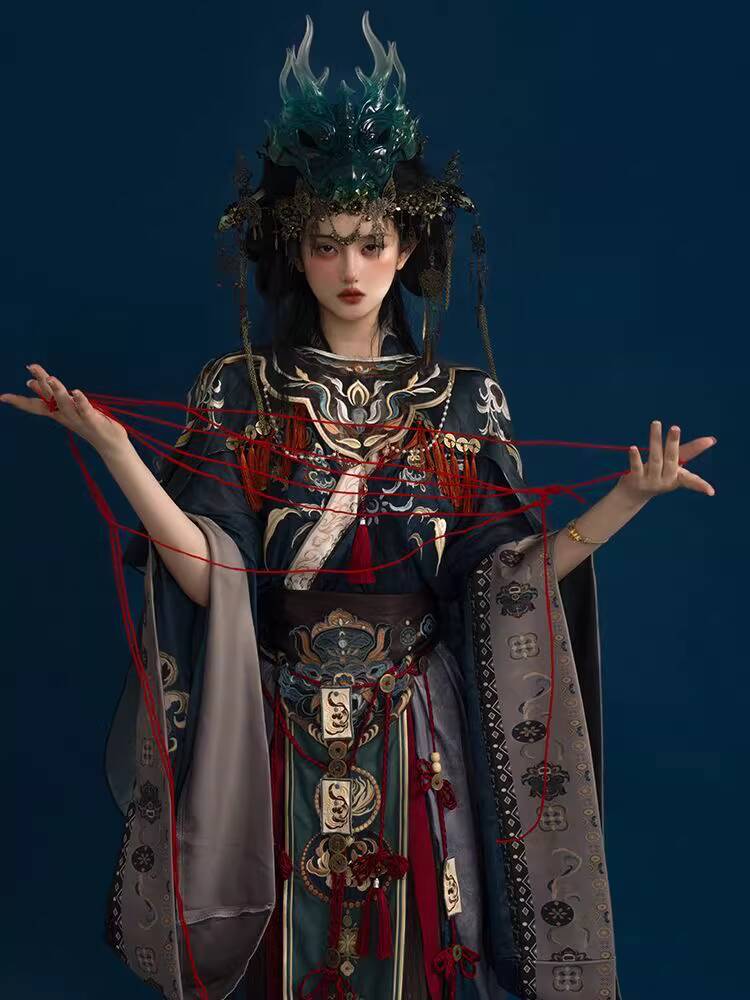 Embroidery Intangible Hanfu He - Embroidery Cotton ulasan dan harga