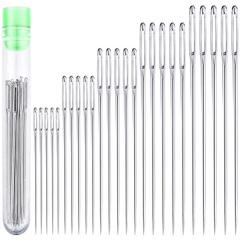 25 Pcs Large Eye Stitching Nee - Embroidery Needles ulasan dan harga