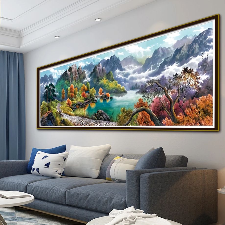 A Chinese-style cross-stitch D - Embroidery Meaning ulasan dan harga