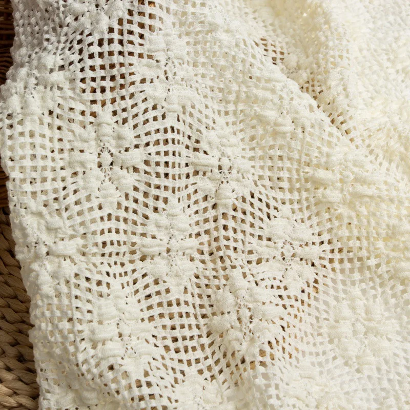 Bubble ruched jacquard lace fa - Embroidery Meaning ulasan dan harga