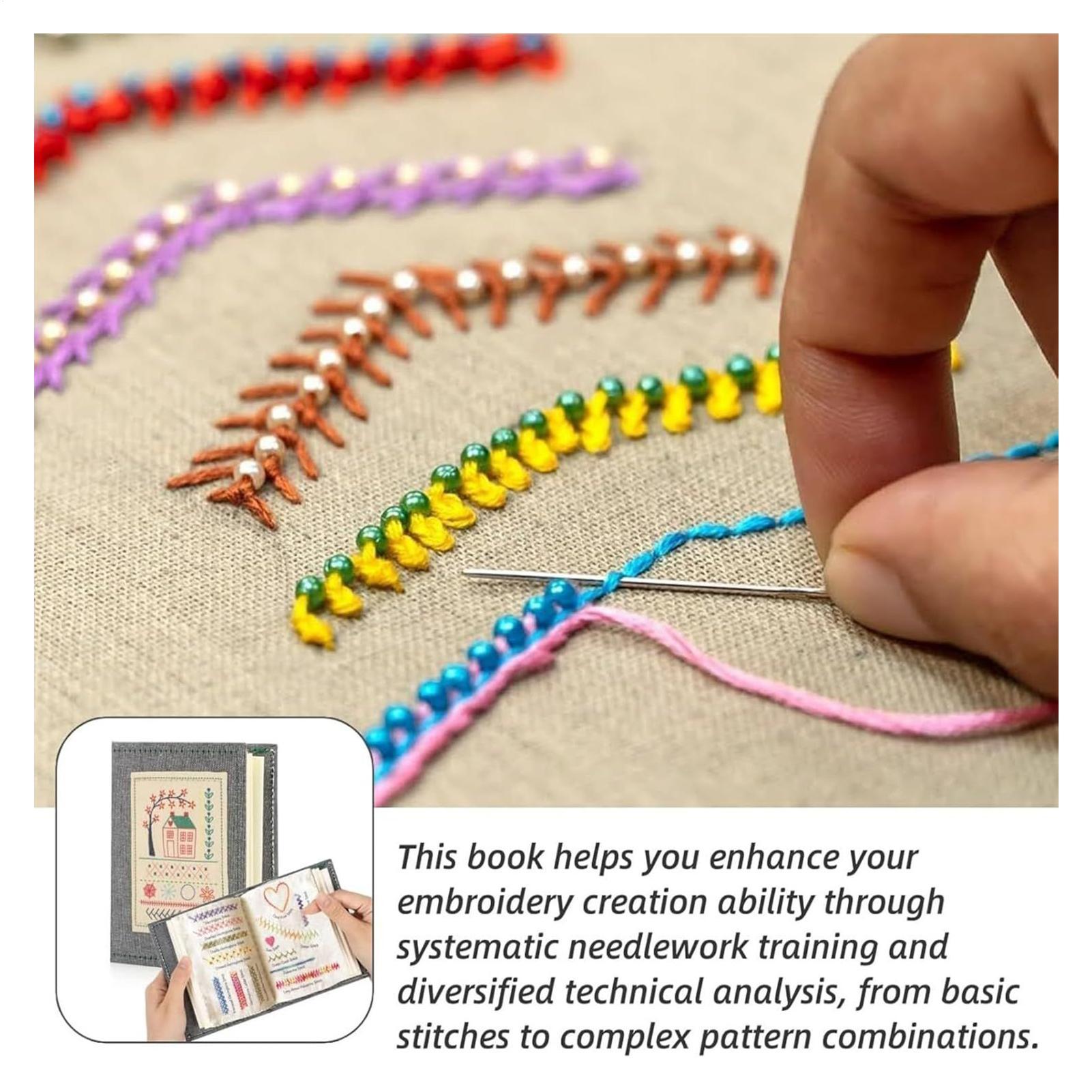 DIY Embroidery Stitches Book H - Embroidery Guide Book ulasan dan harga