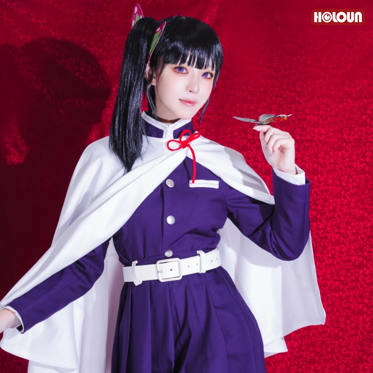 HOLOUN Anime Tsuyuri Kanawo Co - Embroidery White ulasan dan harga