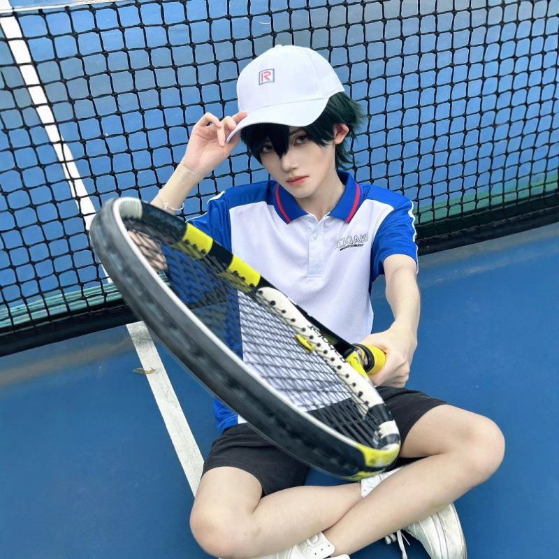 Tennis Anime Ryoma Echizen Tez - Embroidery Shirt ulasan dan harga